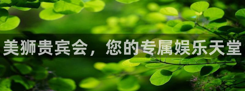 聚富welcome招商：美狮贵宾会，您的专属娱乐天堂